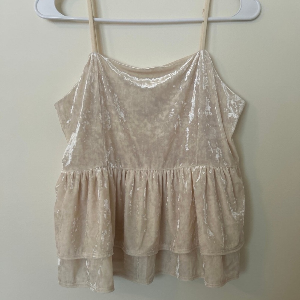 American Eagle Velvet Tank Top